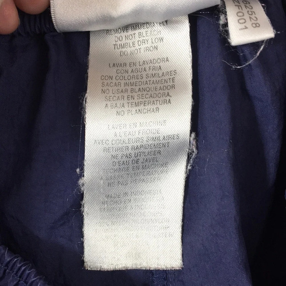 Adidas Vintage Y2K Blue Jogger Track Pants 3 Striped Womens Medium Ankle Zip - Picture 10 of 10